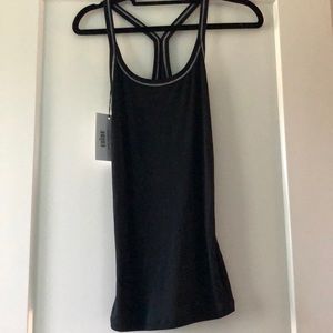 Zyia Black Vida Racer Tank